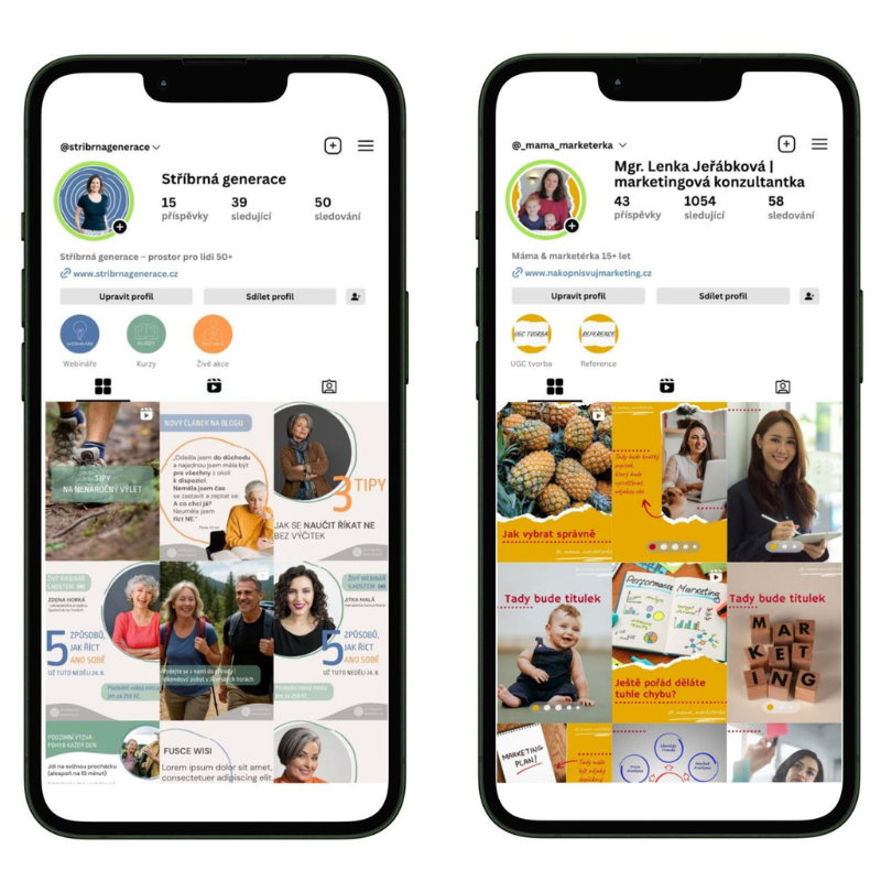 canva šablony na míru pro vaše sociální sítě